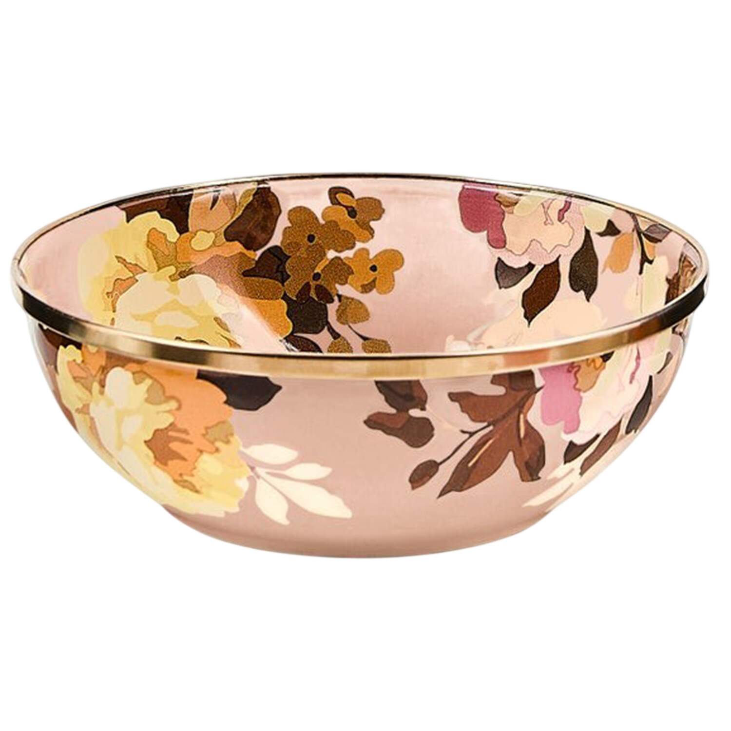 Wild Rose  Mauve (Enamelware) 6" All Purpose Bowl by MacKenzie-Childs-1