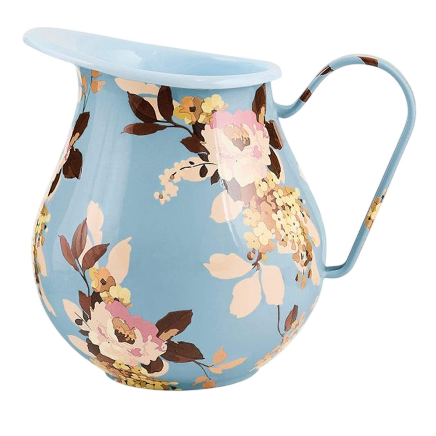 Wild Rose Slate (Enamelware) 96 Oz Pitcher by MacKenzie-Childs-1