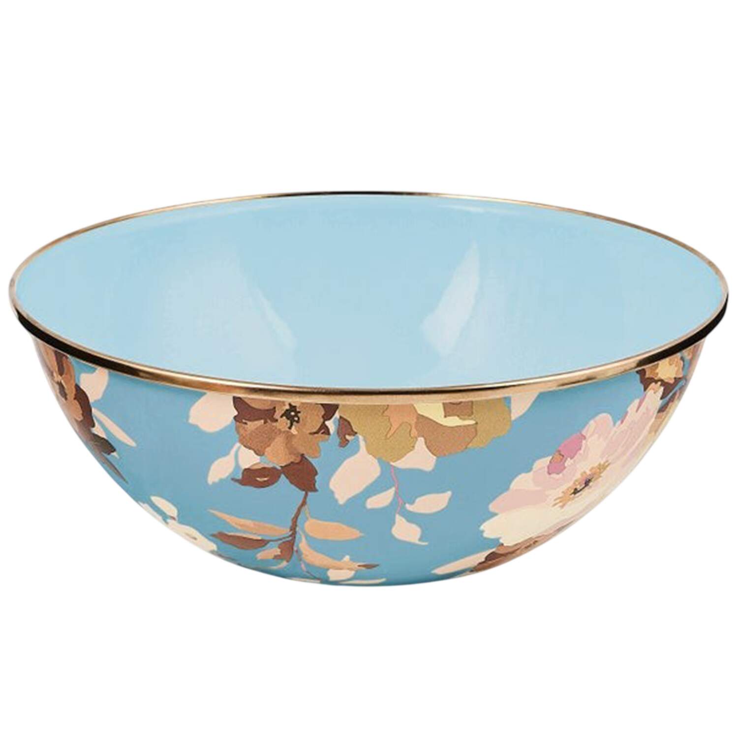 Wild Rose Slate (Enamelware) 9" All Purpose Serving Bowl by MacKenzie-Childs-1