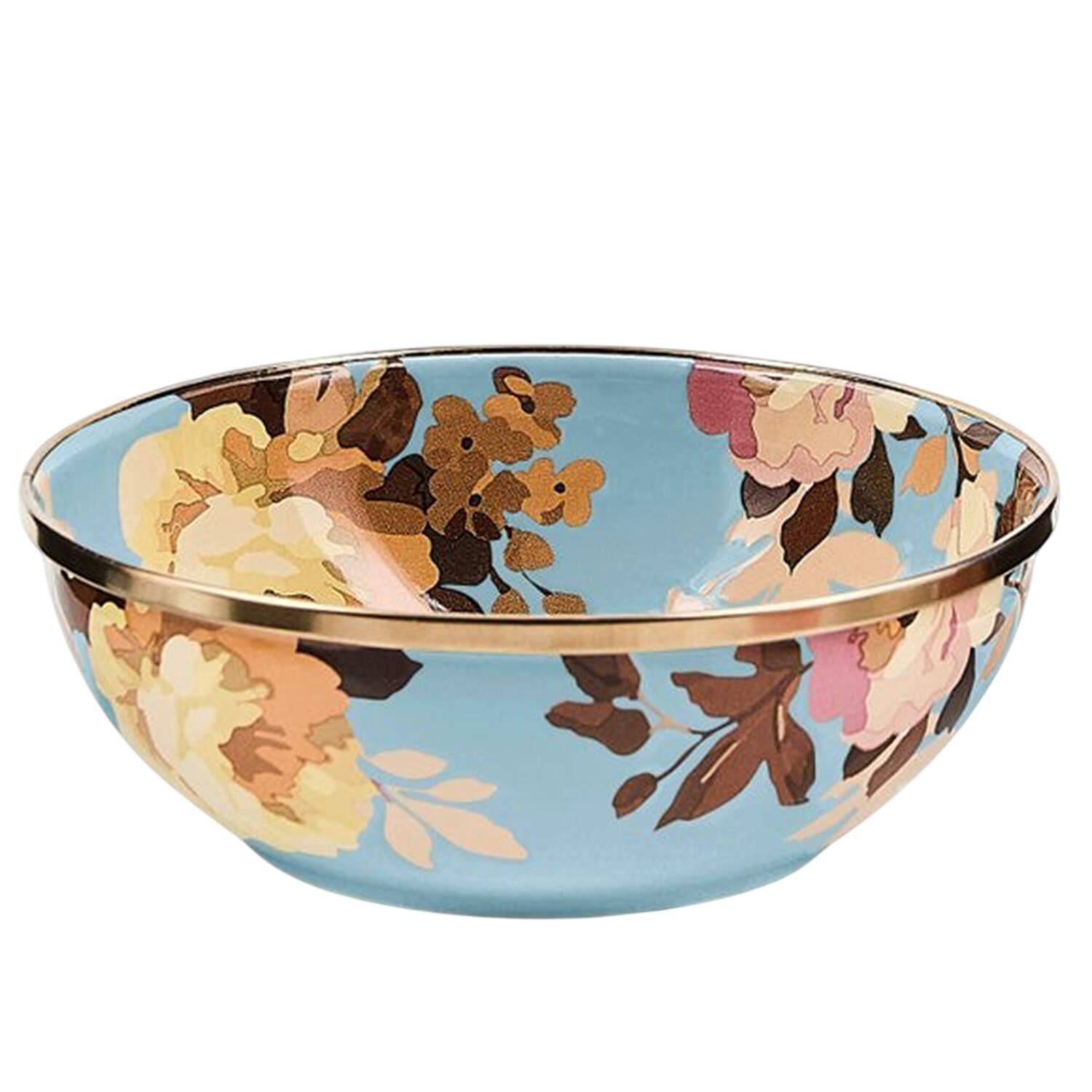 Wild Rose Slate (Enamelware) 6" All Purpose Bowl by MacKenzie-Childs-1
