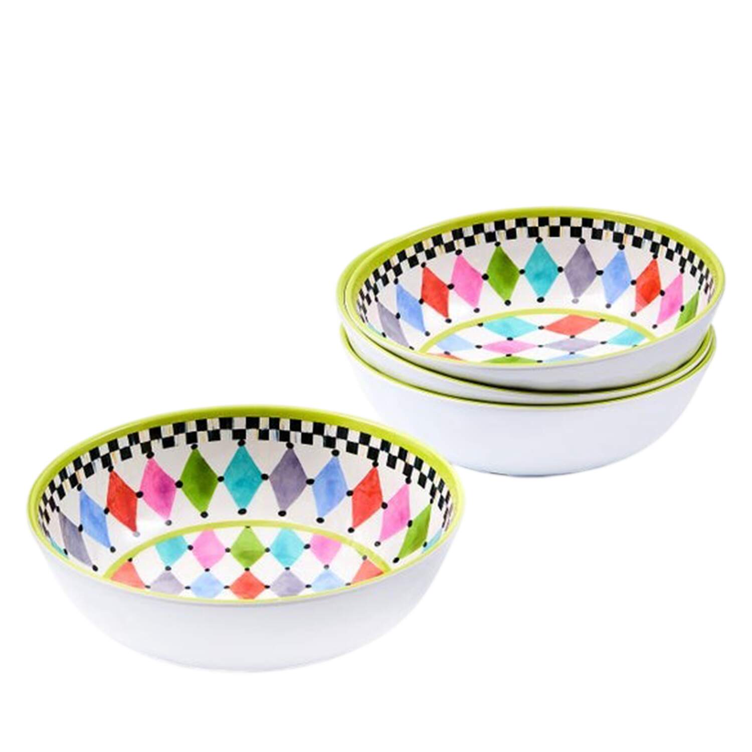 Palm Springs (Melamine) 7" All Purpose Bowl by MacKenzie-Childs-1