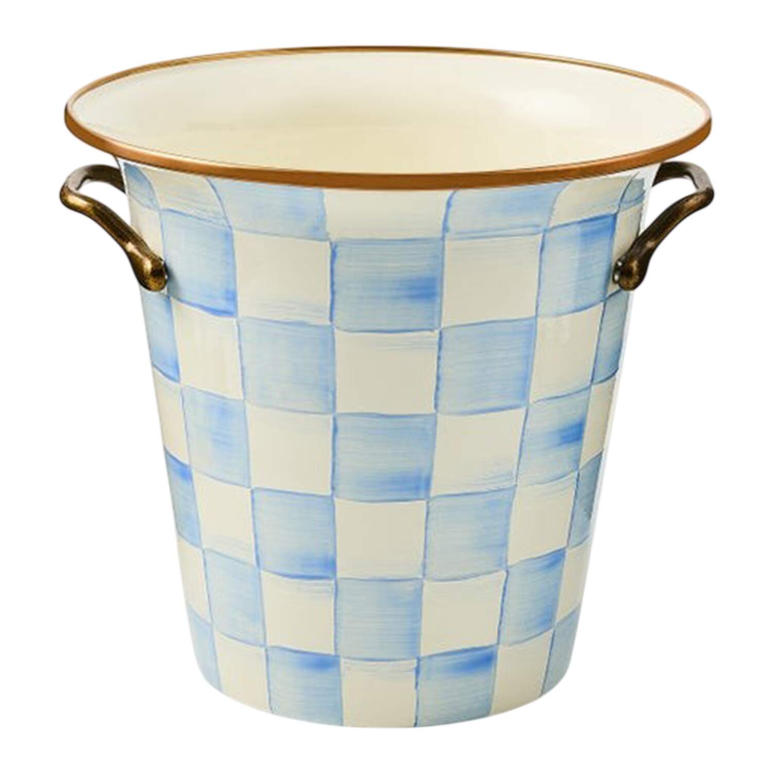 Sky Check (Enamelware) Wine Cooler by MacKenzie-Childs-1