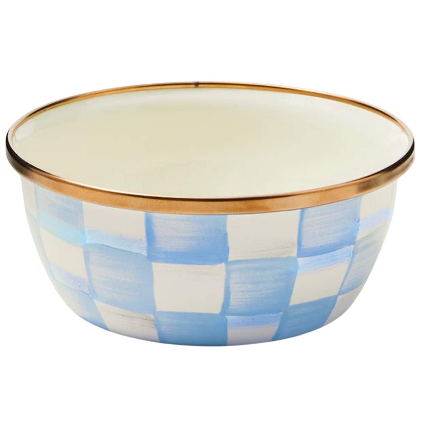 Sky Check (Enamelware) Spice Cellar-Pinch Bowl by MacKenzie-Childs-1