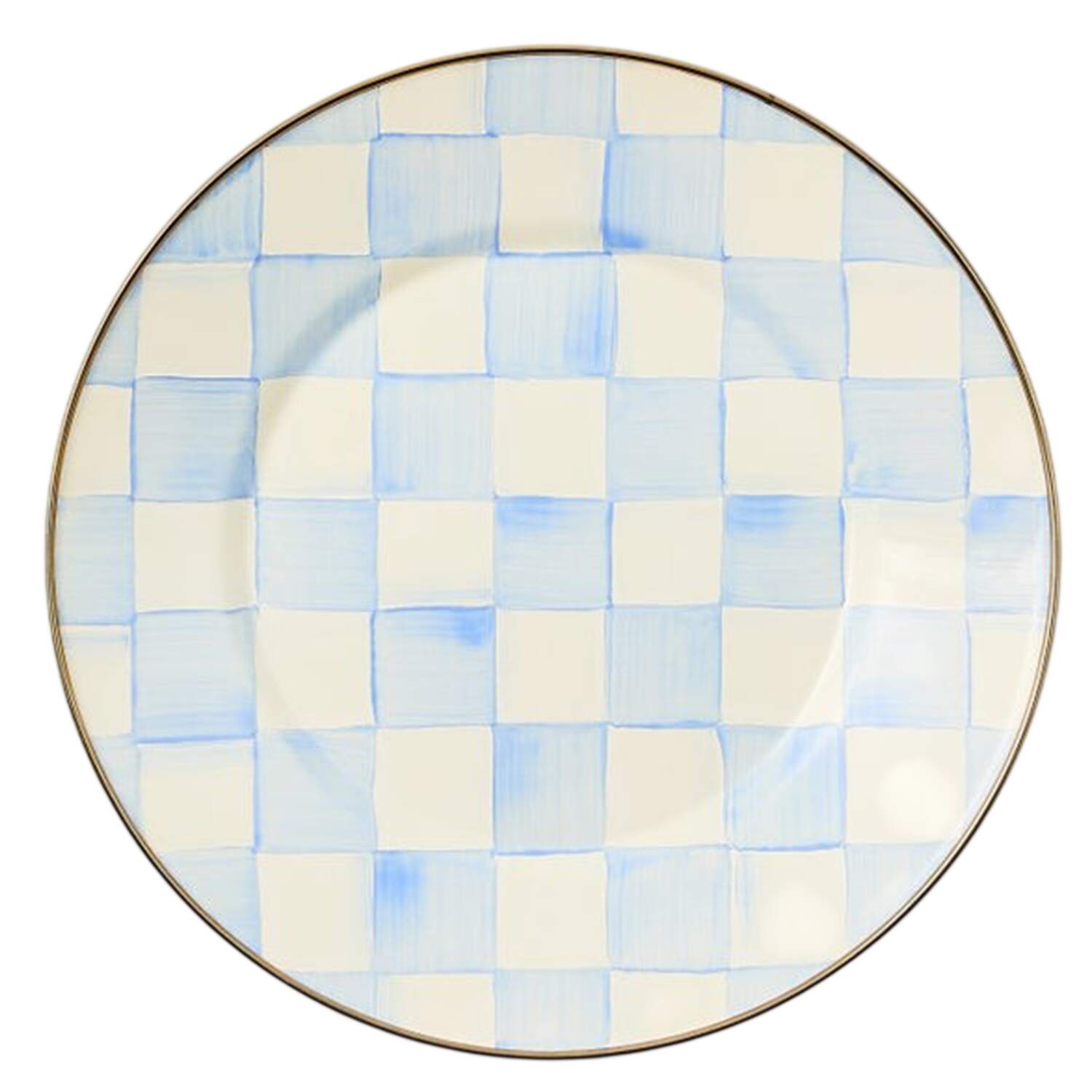 Sky Check (Enamelware) Service Plate (Charger) by MacKenzie-Childs-1