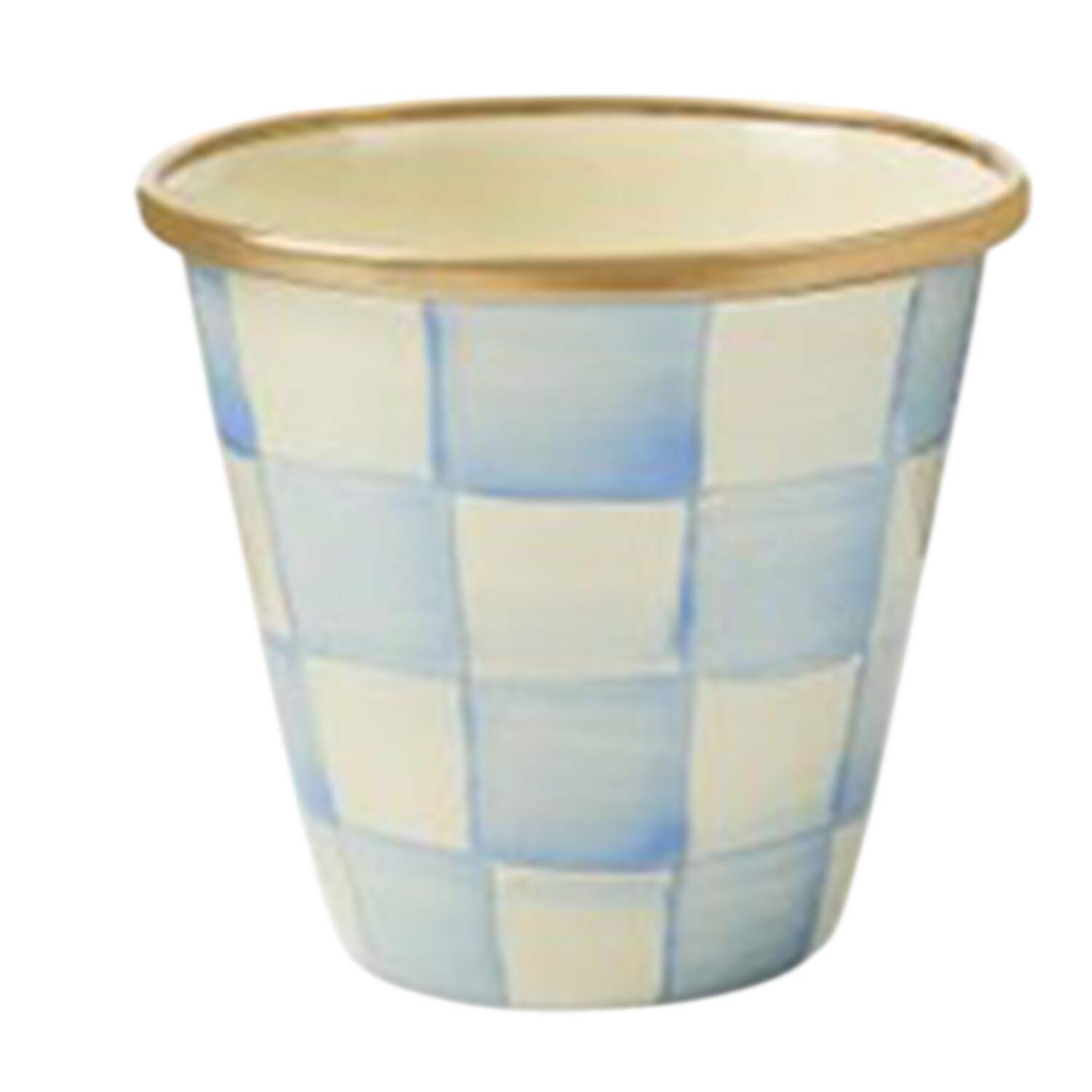 Sky Check (Enamelware) Herb Pot by MacKenzie-Childs-1