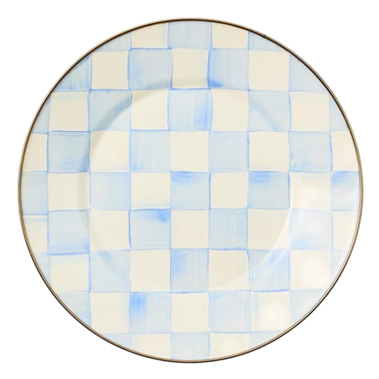 Sky Check (Enamelware) Dinner Plate by MacKenzie-Childs-1