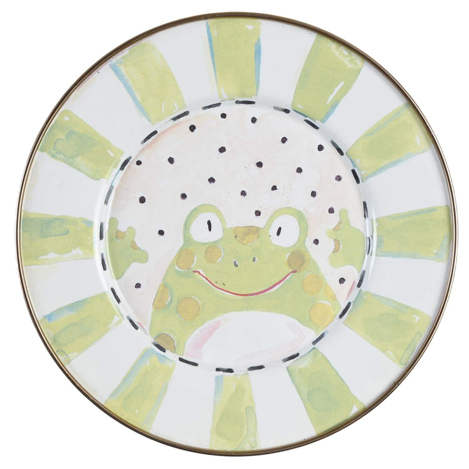MAC8 Enamel Child's Plate by MacKenzie-Childs-1
