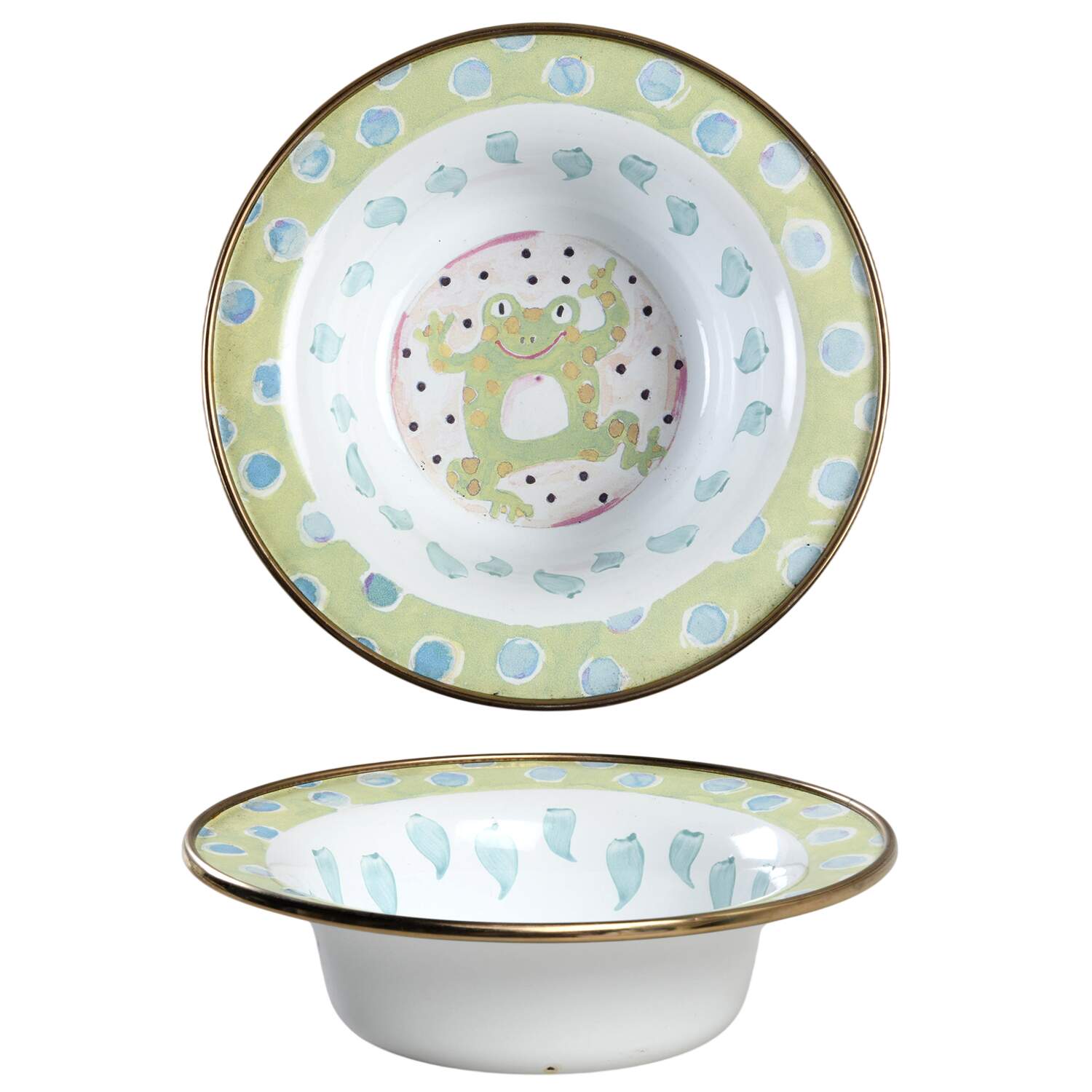 MAC8 Enamel Child's Bowl by MacKenzie-Childs-1