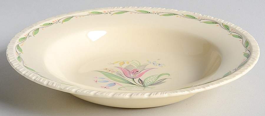 Romney Rim Soup Bowl by New Hall-1