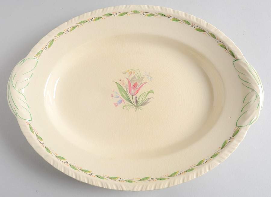 Romney 14" Oval Serving Platter by New Hall-1