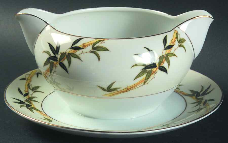 Bali Hai  Gravy Boat with Attached Underplate by Narumi-1