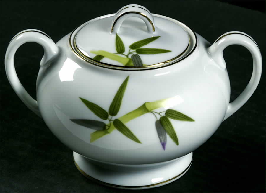Spring Bamboo Lid for Sugar Bowl by Narumi-1