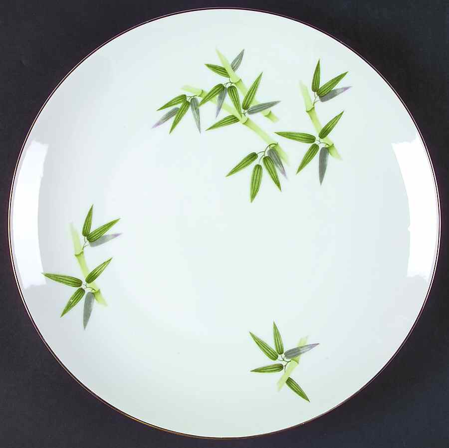 Spring Bamboo 12" Chop Plate (Round Platter) by Narumi-1