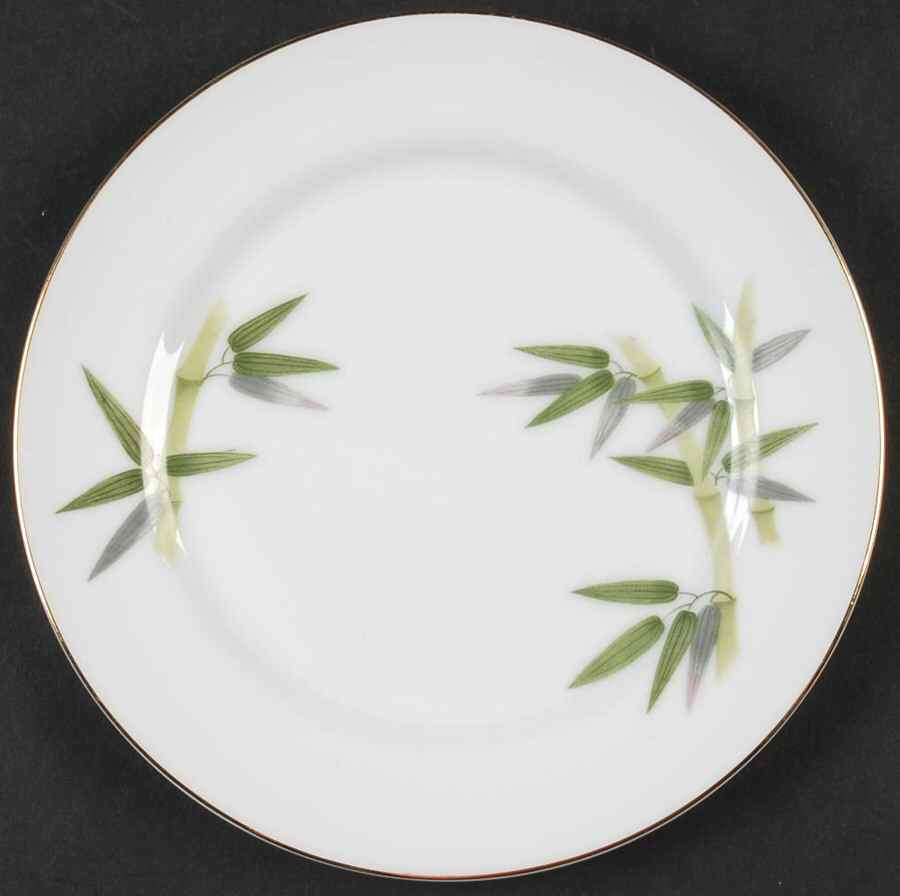 Spring Bamboo Salad Plate by Narumi-1