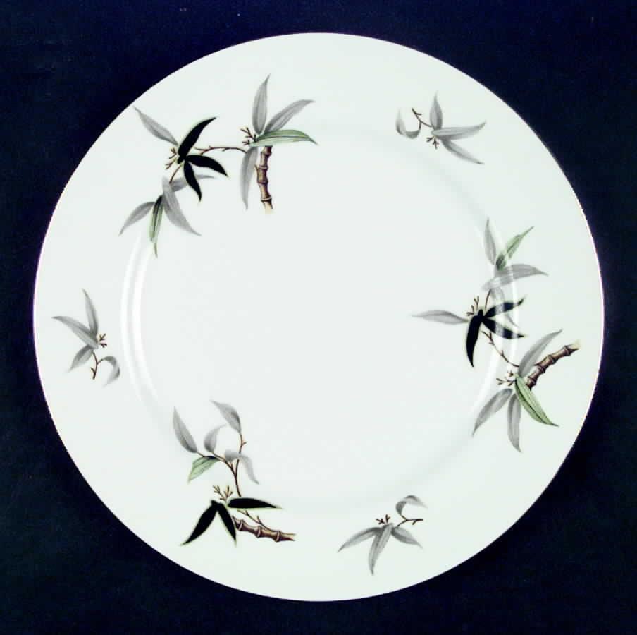 Black Bamboo Dinner Plate by Narumi-1