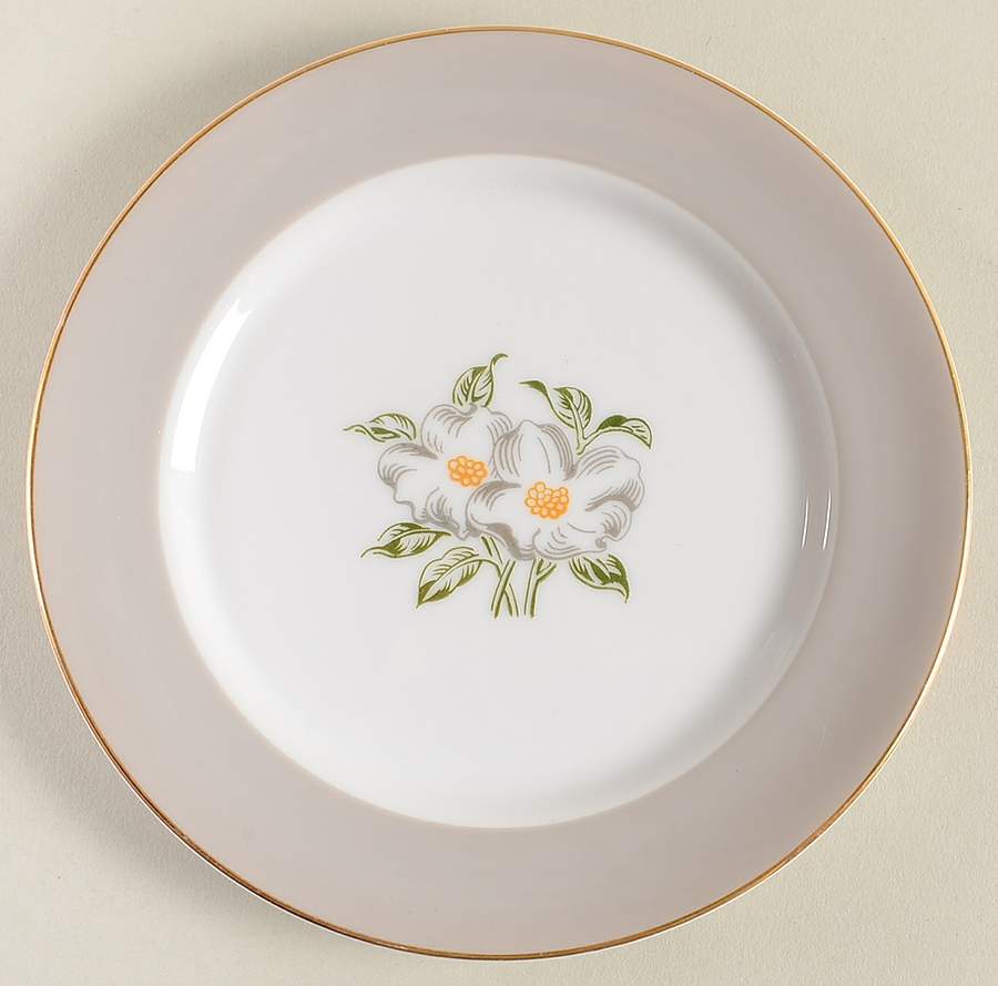 Dogwood Bread & Butter Plate by Narumi-1