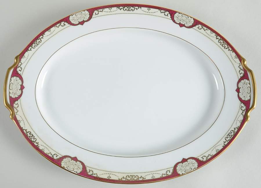 Dutchess 17" Oval Serving Platter by Narumi-1