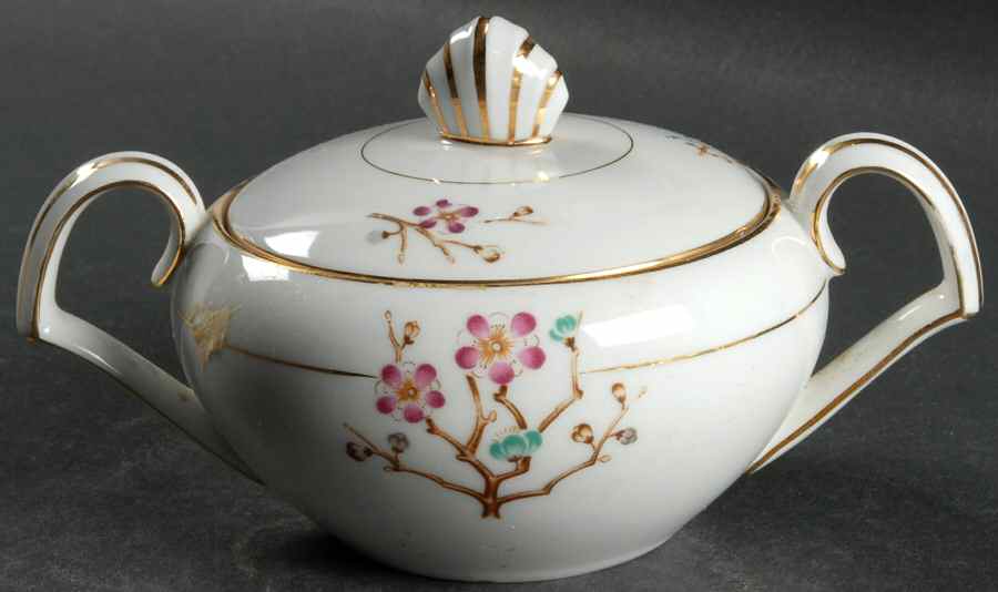 Early Spring  Sugar Bowl & Lid by Narumi-1