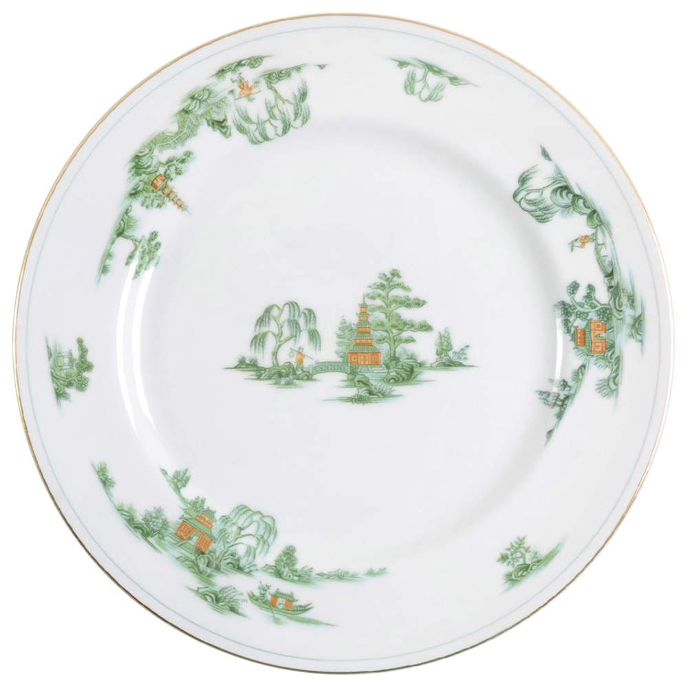 Green Willow Dinner Plate by Narumi-1