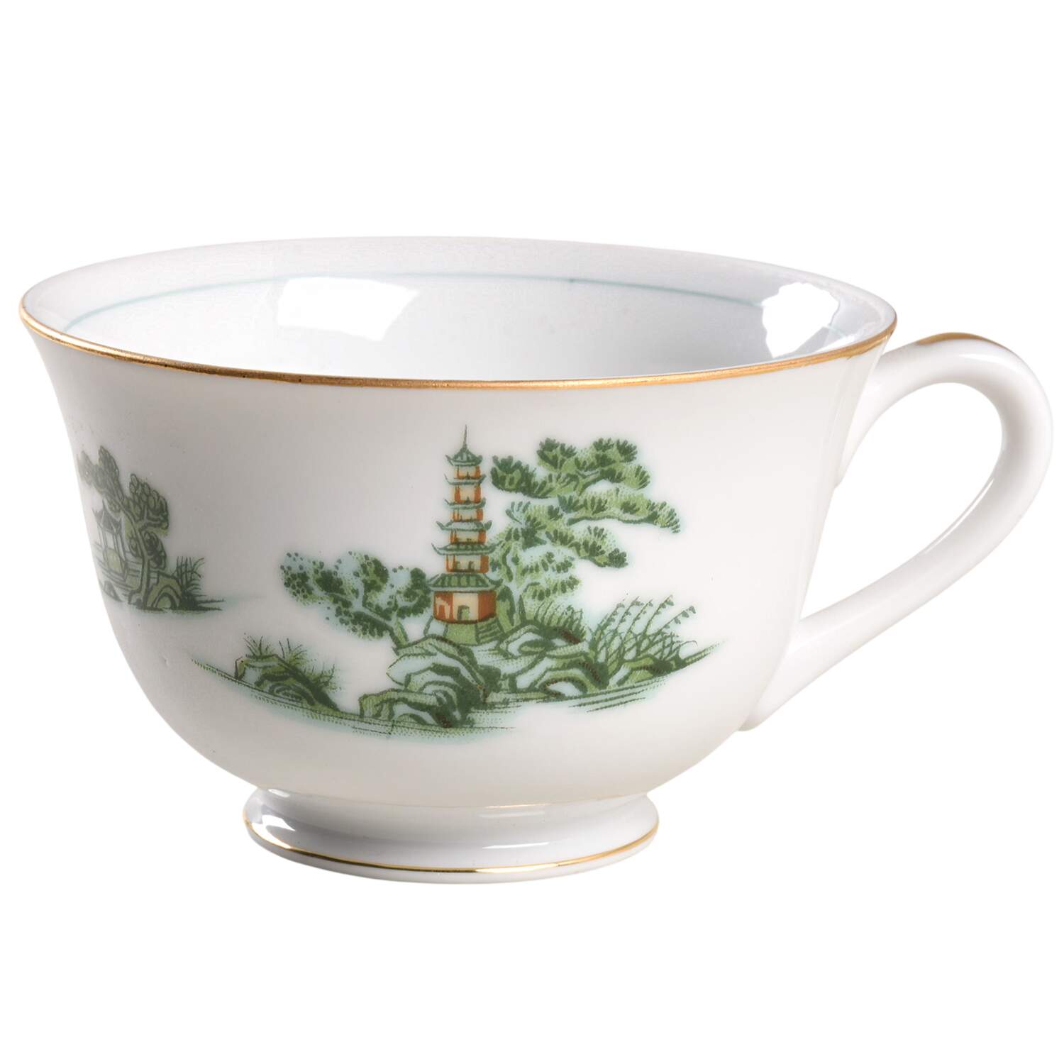 Green Willow Footed Cup by Narumi-1