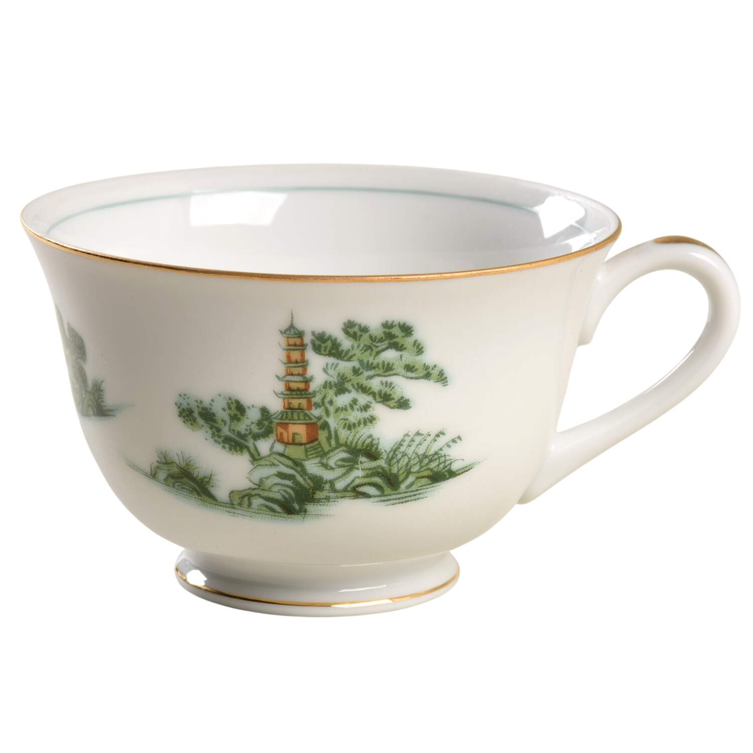 Green Willow Footed Cup by Narumi-1