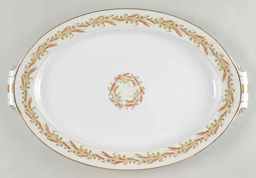 Harvest 17" Oval Serving Platter by Narumi-1