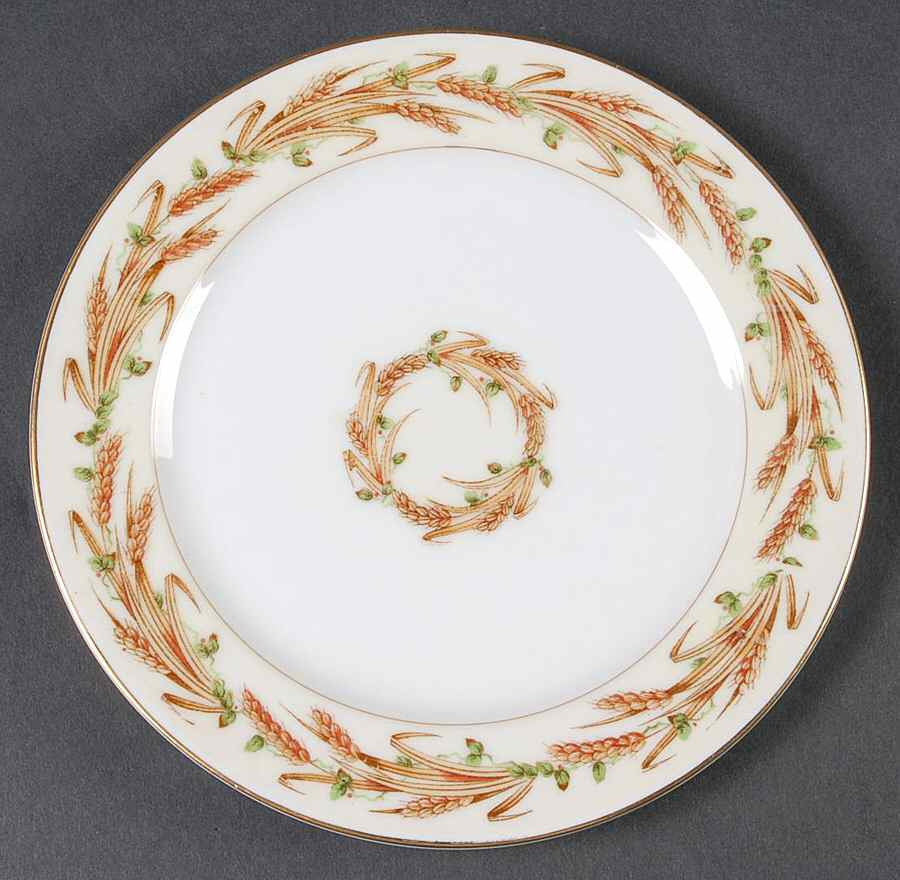 Harvest Bread & Butter Plate by Narumi-1
