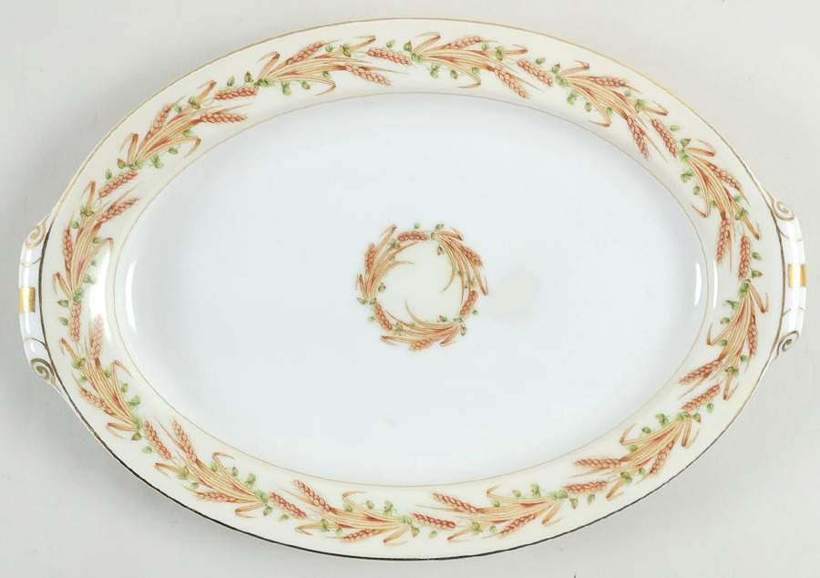 Harvest 13" Oval Serving Platter by Narumi-1