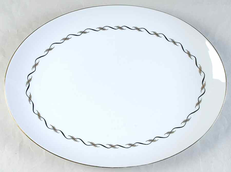Heritage 16" Oval Serving Platter by Narumi-1