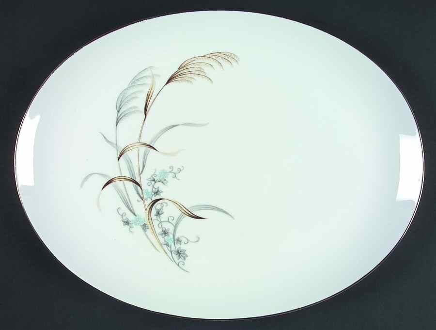 Laura 14" Oval Serving Platter by Narumi-1
