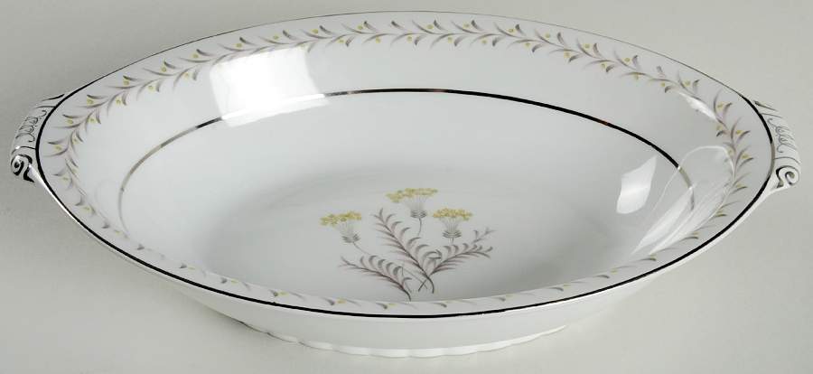 Lenora 11" Oval Vegetable Bowl by Narumi-1