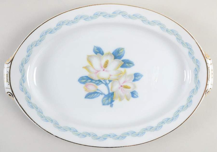 Magnolia 12" Oval Serving Platter by Narumi-1