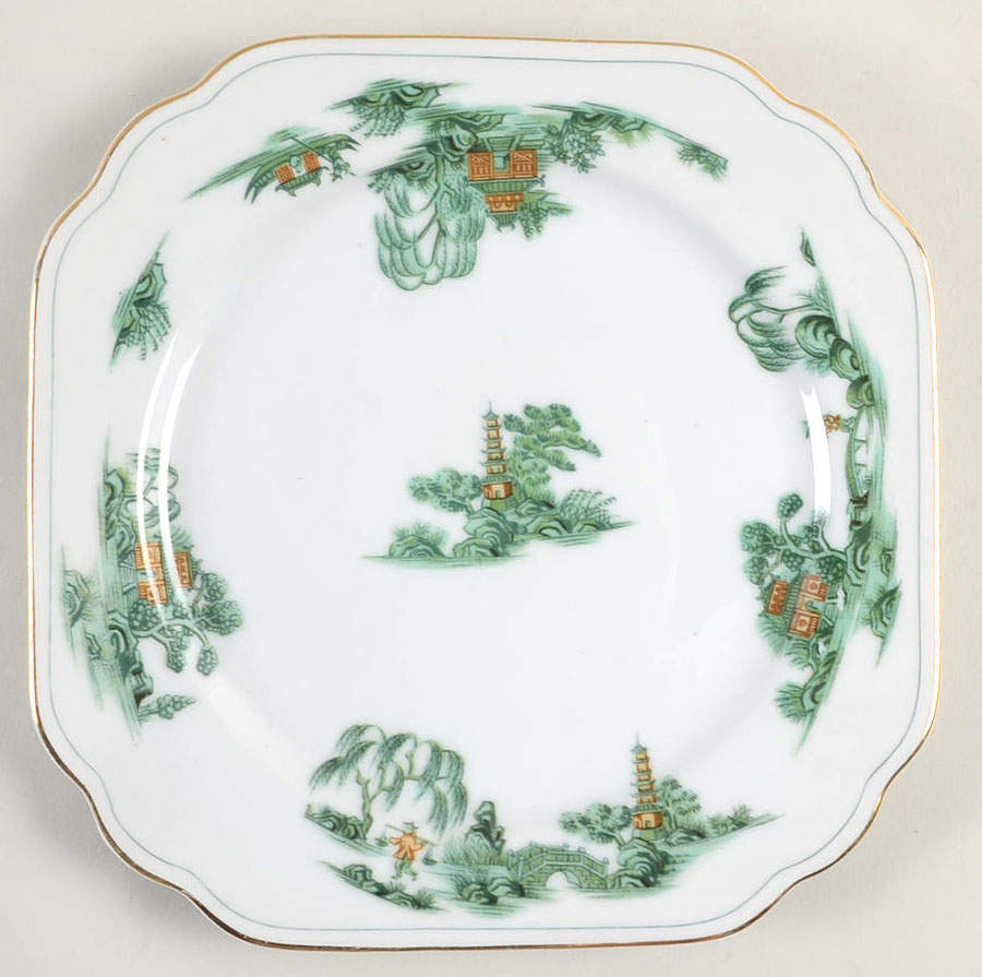 Manchu Square Salad Plate by Narumi-1