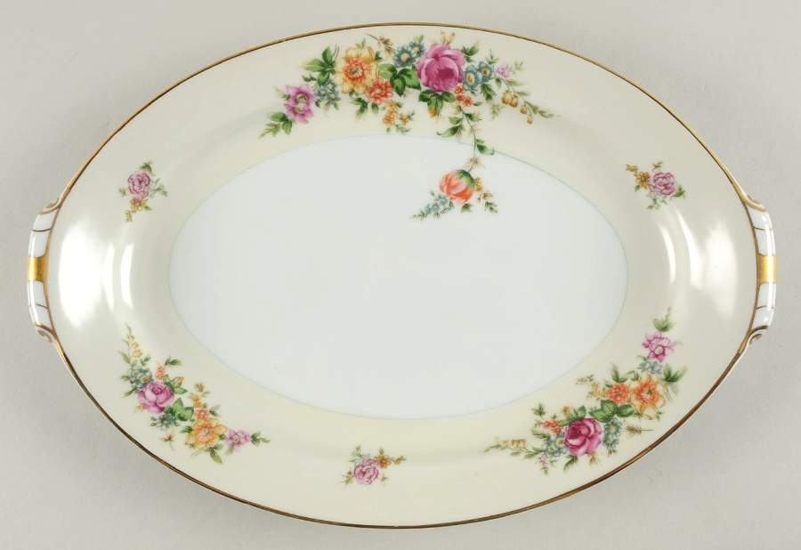 Merivale 12" Oval Serving Platter by Narumi-1