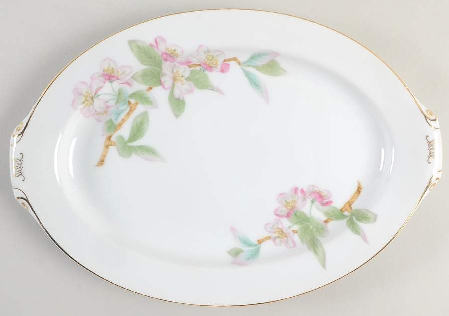 Mountain Cherry 12" Oval Serving Platter by Narumi-1