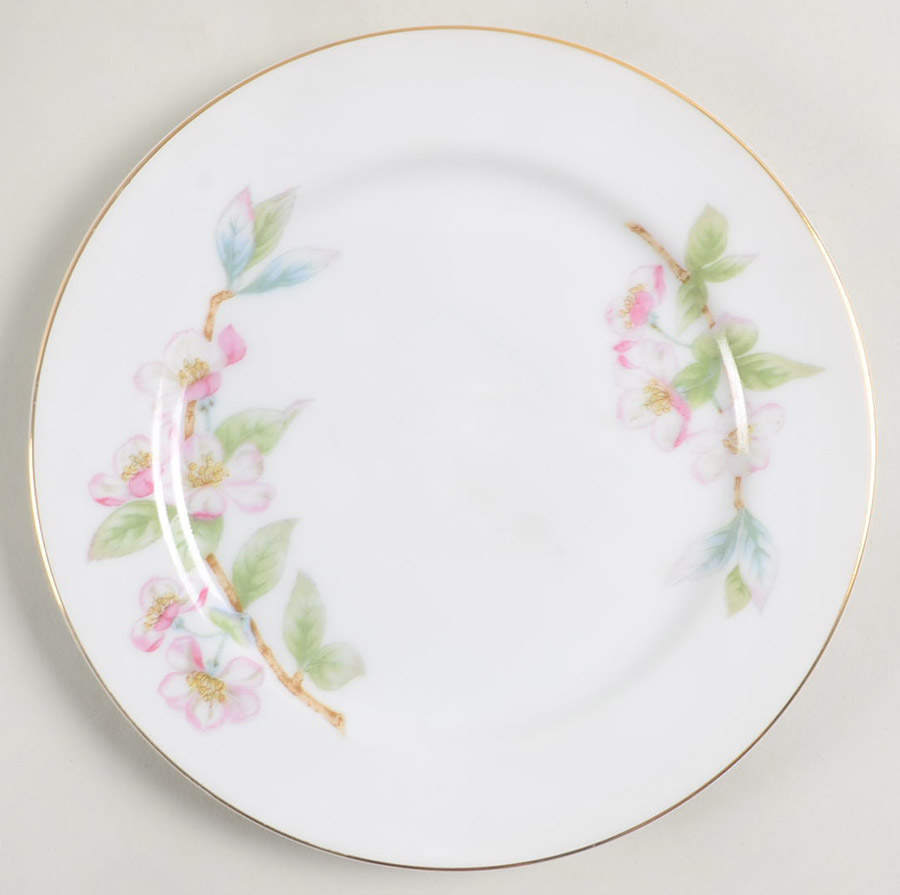 Mountain Cherry Bread & Butter Plate by Narumi-1