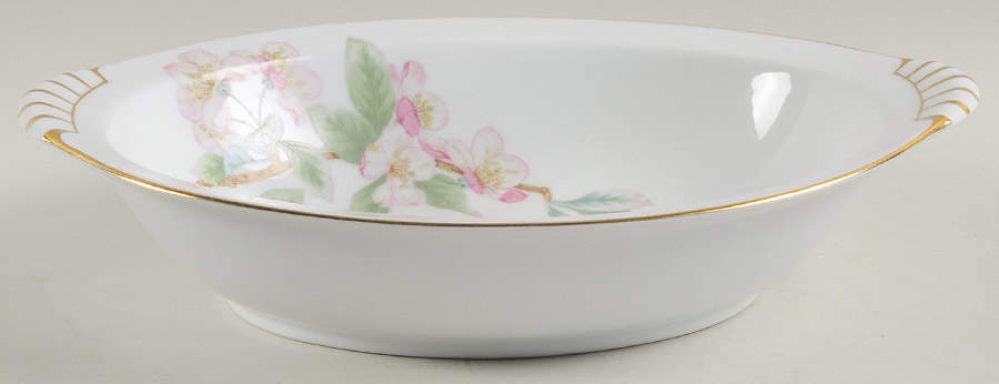 Mountain Cherry 10" Oval Vegetable Bowl by Narumi-1