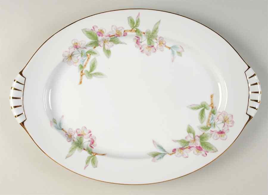 Mountain Cherry 17" Oval Serving Platter by Narumi-1