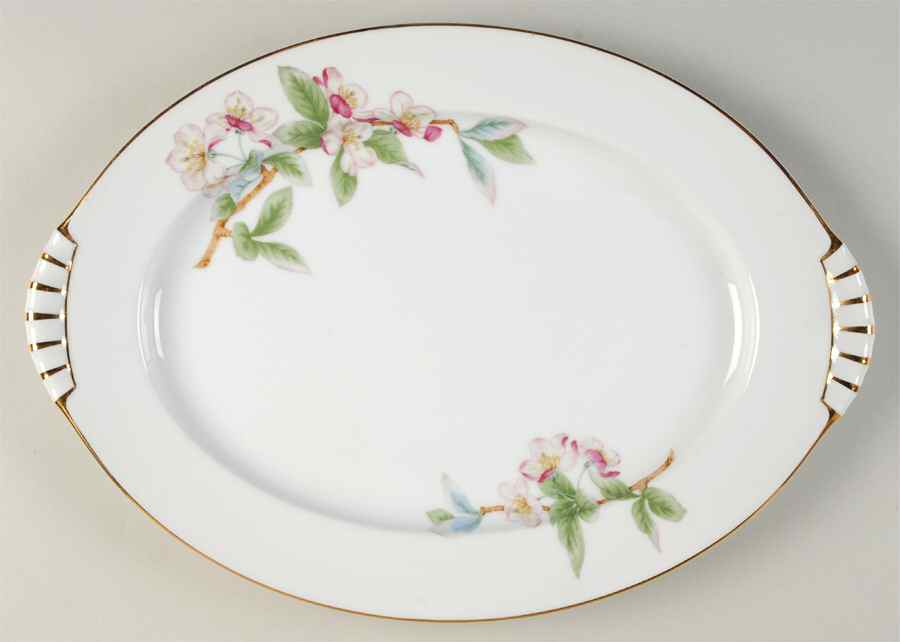 Mountain Cherry 15" Oval Serving Platter by Narumi-1