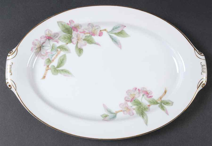 Mountain Cherry 12" Oval Serving Platter by Narumi-1