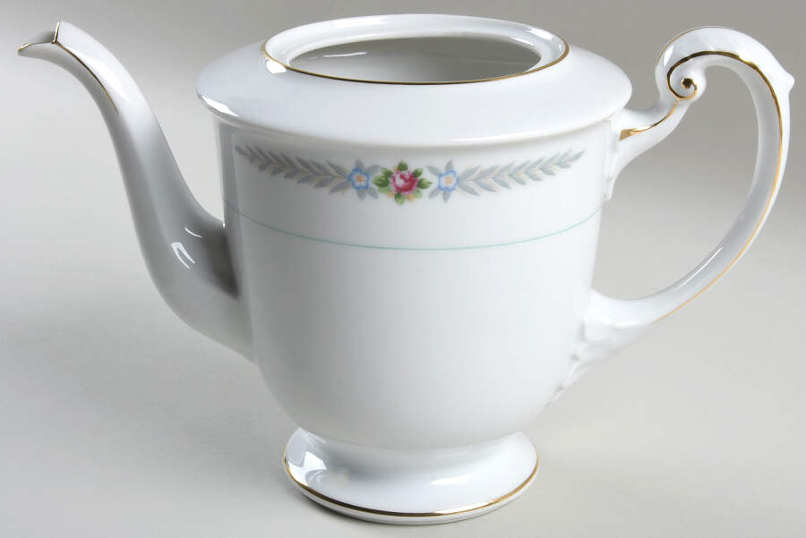 Olive Leaves Teapot No Lid by Narumi-1