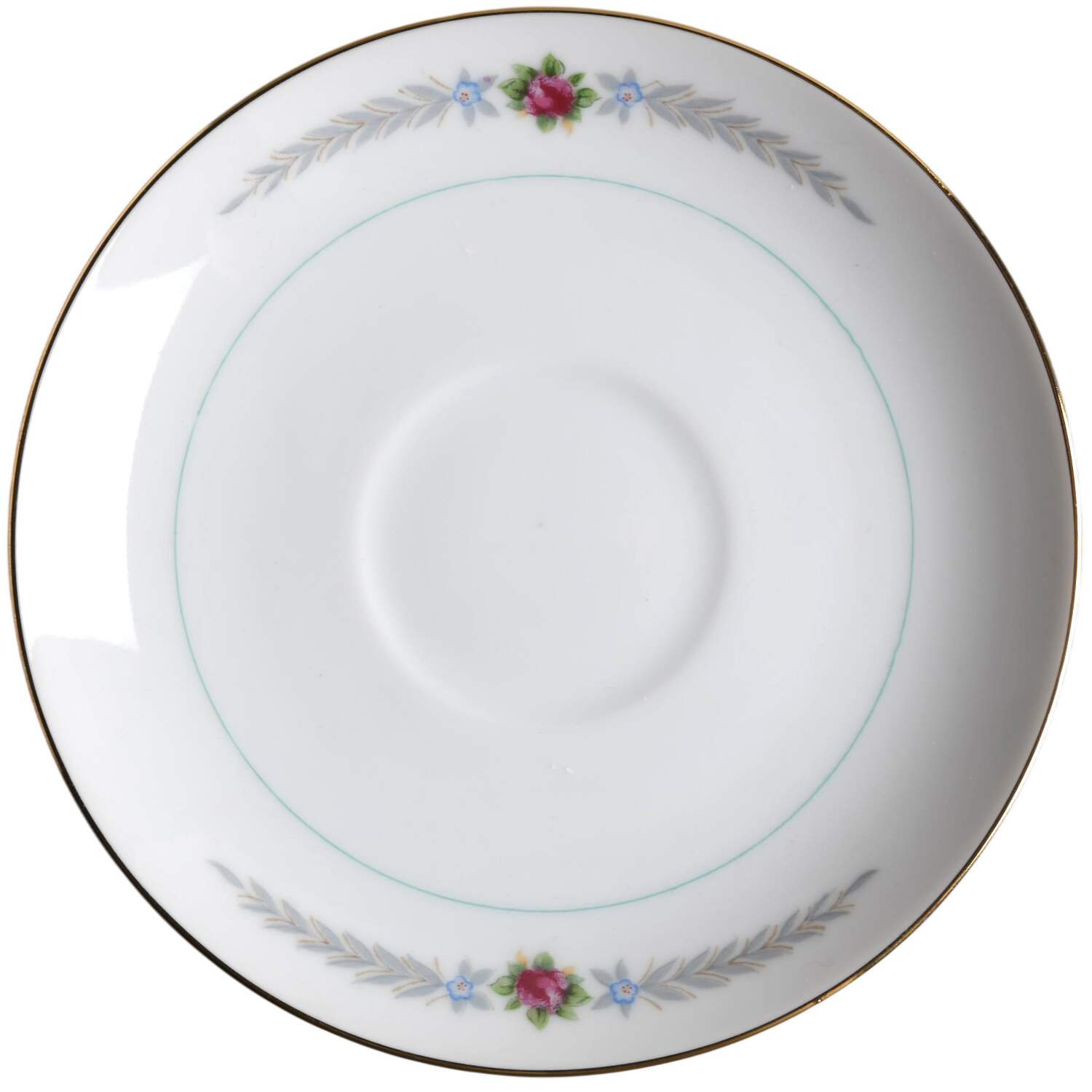 Olive Leaves Saucer by Narumi-1