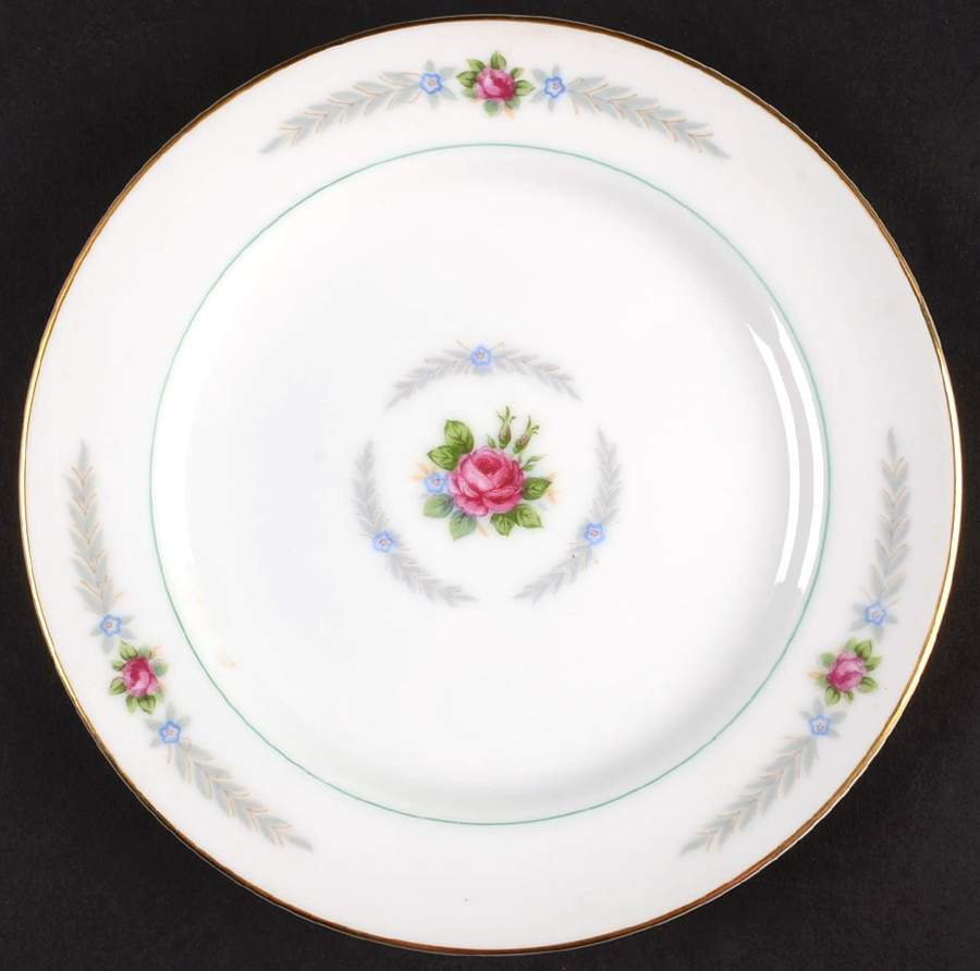 Olive Leaves Bread & Butter Plate by Narumi-1