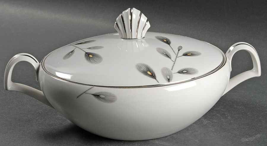 Oriental Pine Round Covered Vegetable by Narumi-1