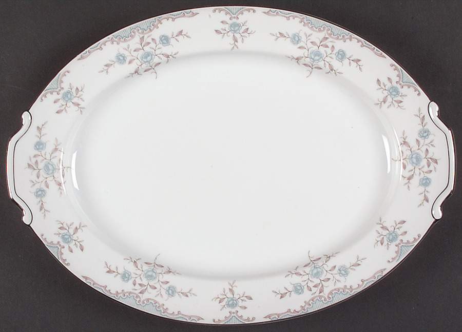 Phoebe 12" Oval Serving Platter by Narumi-1