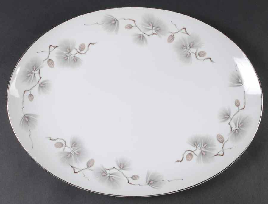 Pinehurst 16" Oval Serving Platter by Narumi-1