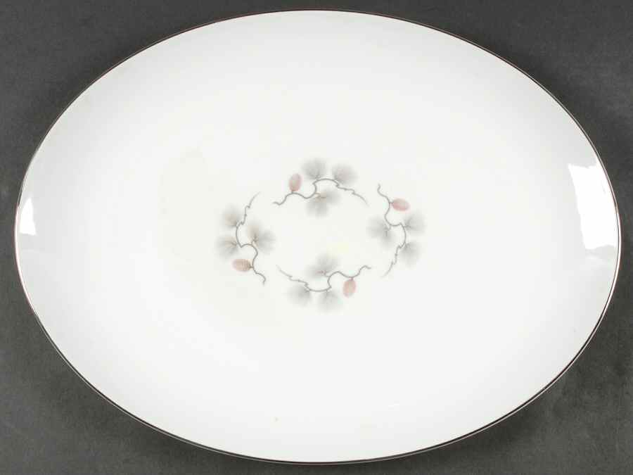 Pinecrest 16" Oval Serving Platter by Narumi-1