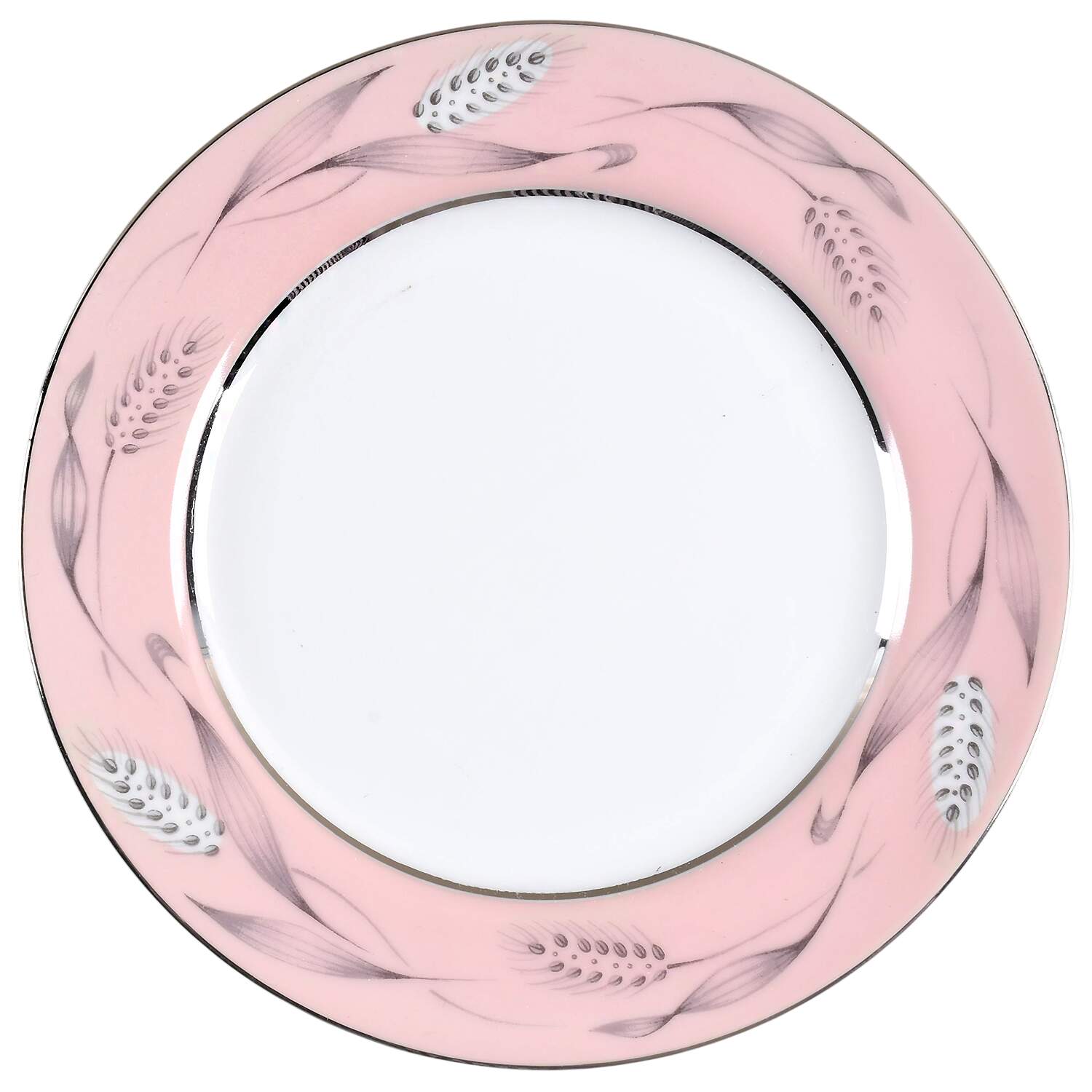 Pink Wheat Bread & Butter Plate by Narumi-1