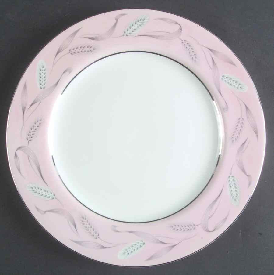 Pink Wheat Dinner Plate by Narumi-1