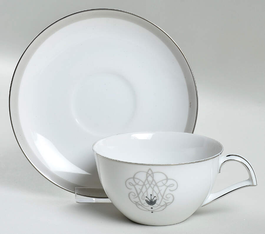Princess Flat Cup & Saucer Set by Narumi-1